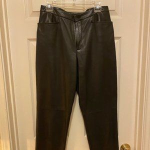 Leather Pants - Black